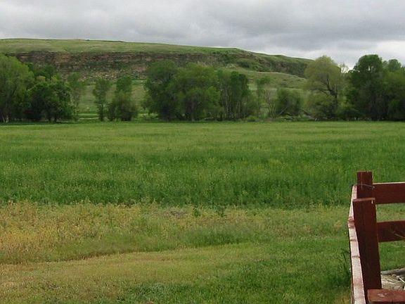 View of meadow and buffalo Jump
