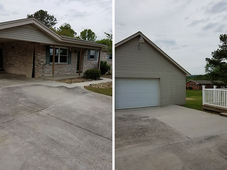 Large concrete Driveway