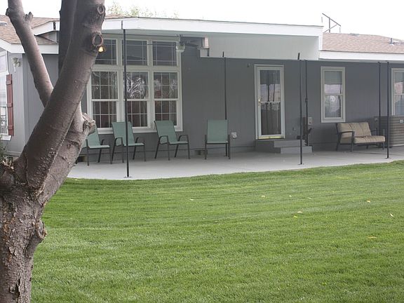 Back view of home