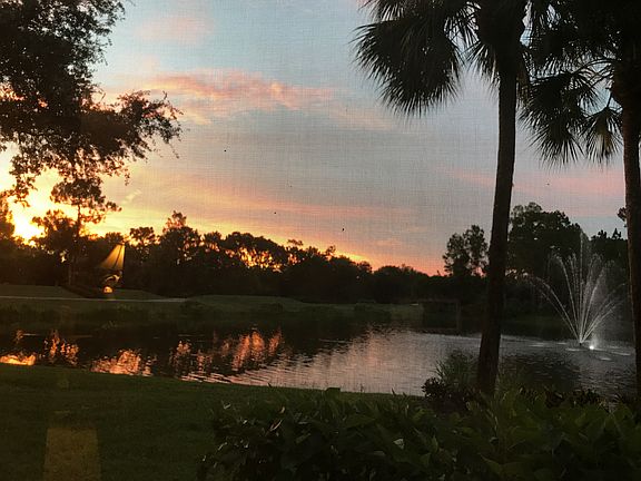 Sunset view from lanai