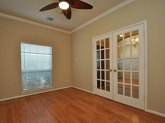 STUDY: FRENCH DOORS, CROWN MOLDING