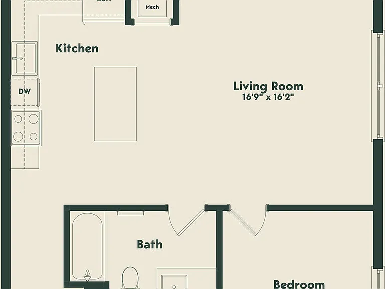 B-5 floor plan The Bellwether