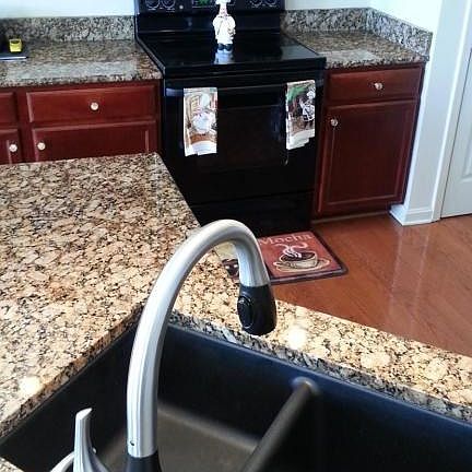 Gorgeous Granite in Kitchen