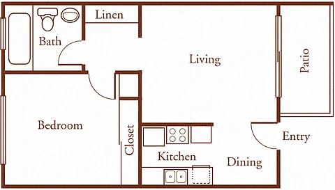 Floor plan The Elm and the Pine