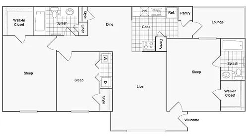 Floor plan Garfield