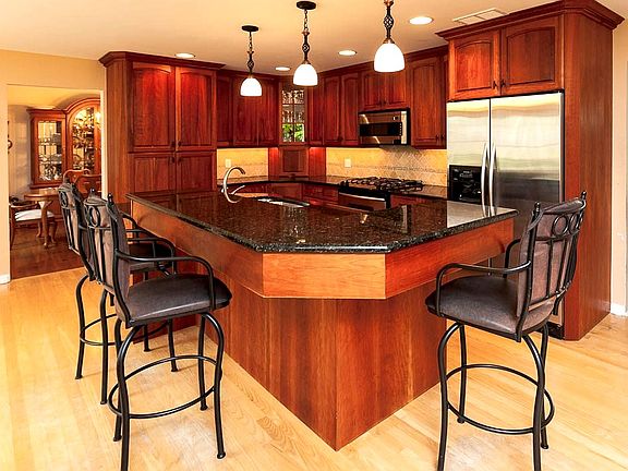 Kitchen With Large Center Island
