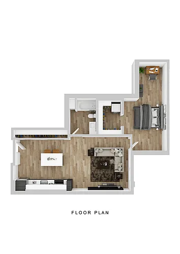 Floor plan Broadrock - 1 Bed D