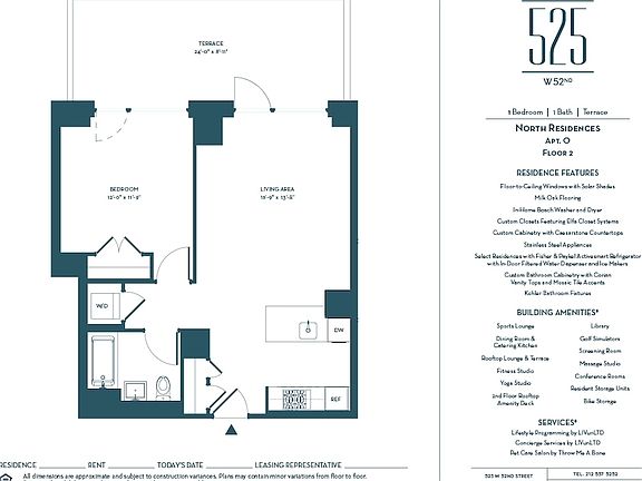 2nd image of 525 W 52nd St APT 2ON