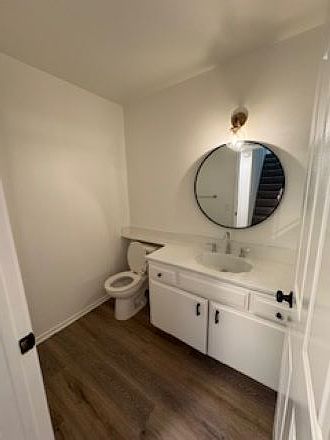 first-floor powder room