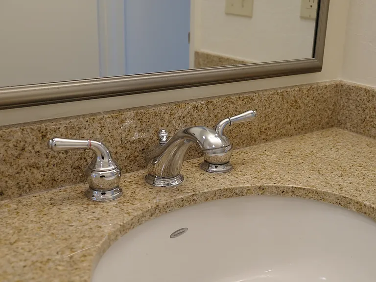 Bathroom sink.