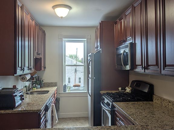 Kitchen has southern light all year, no shade trees