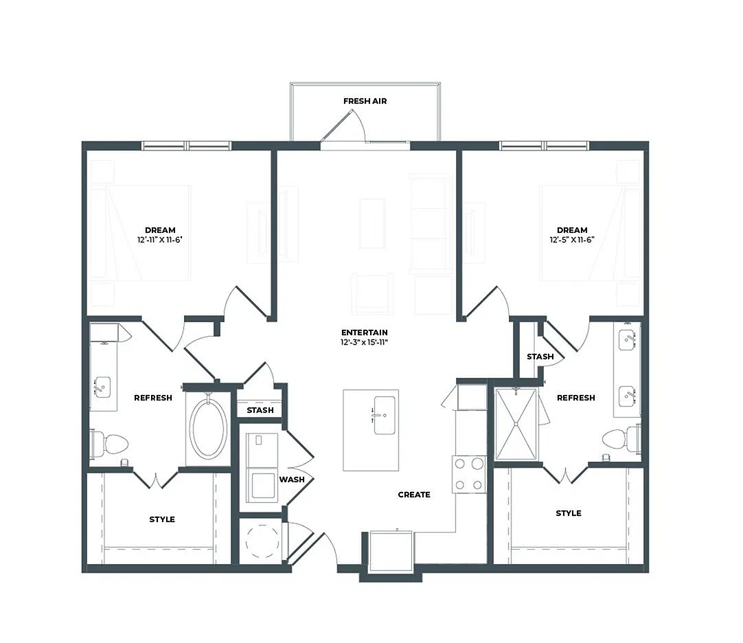 Floor plan B1