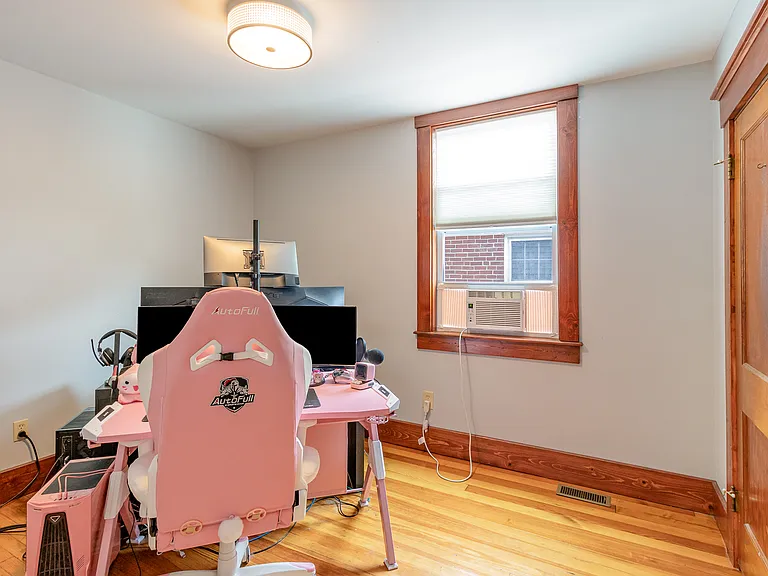 2nd floor guest bed, picture shows being used as office