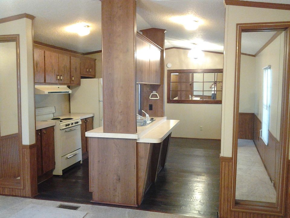 Kitchen open to livingroom