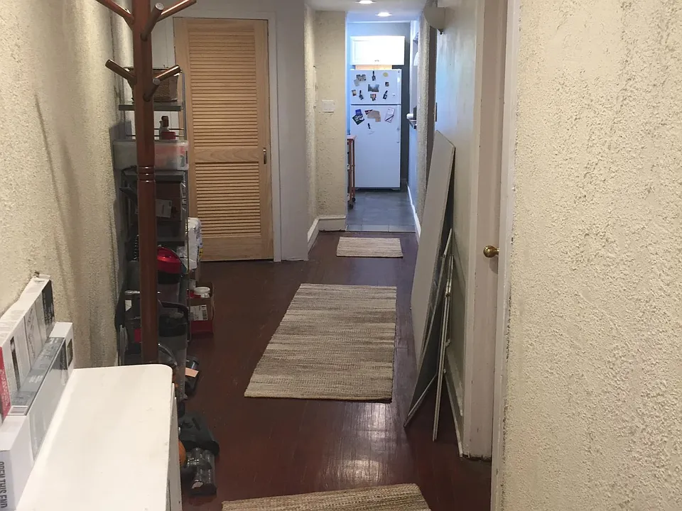 Hallway looking toward kitchen