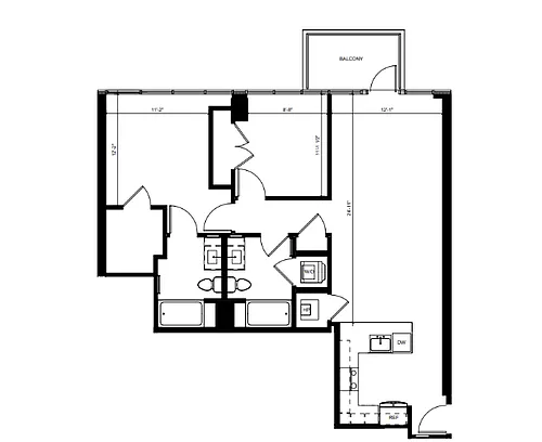 Floor plan B3 755