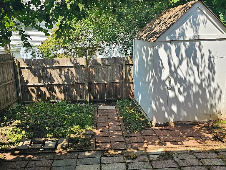 Backyard and shed
