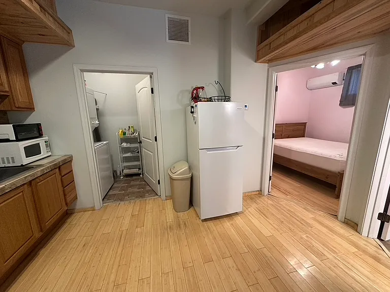 kitchen - pantry/laundry area - bedroom