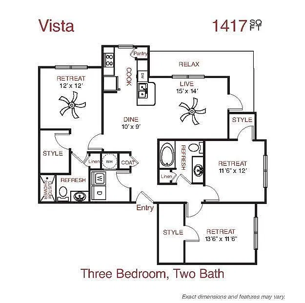 Floor plan Vista