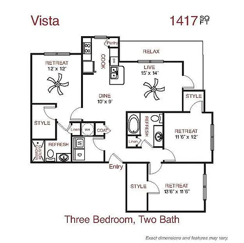 Floor plan Vista