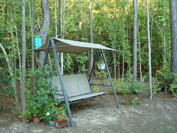 Back yard swing set
