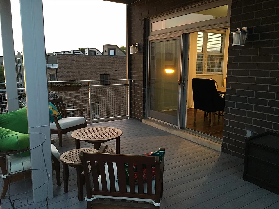 Deck off main living area/kitchen