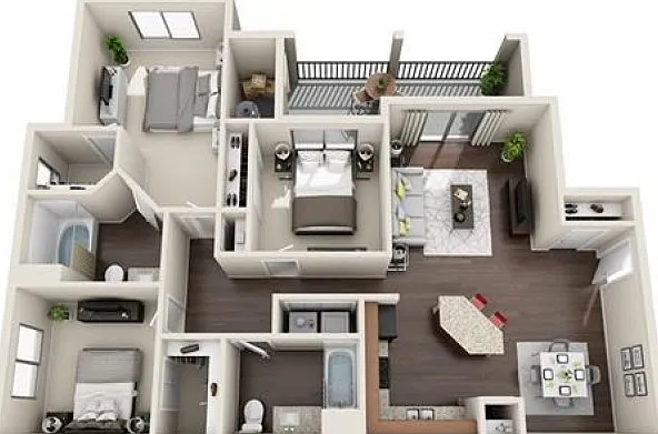 C1 Renovated floorplan C1 Renovated floorplan