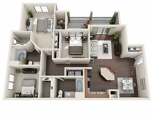 Floor plan C1 Gold