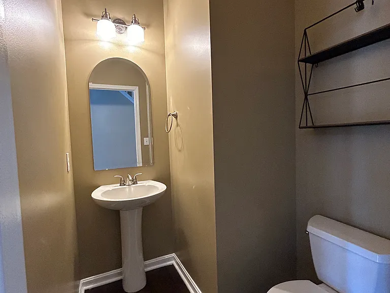 1st floor half bathroom