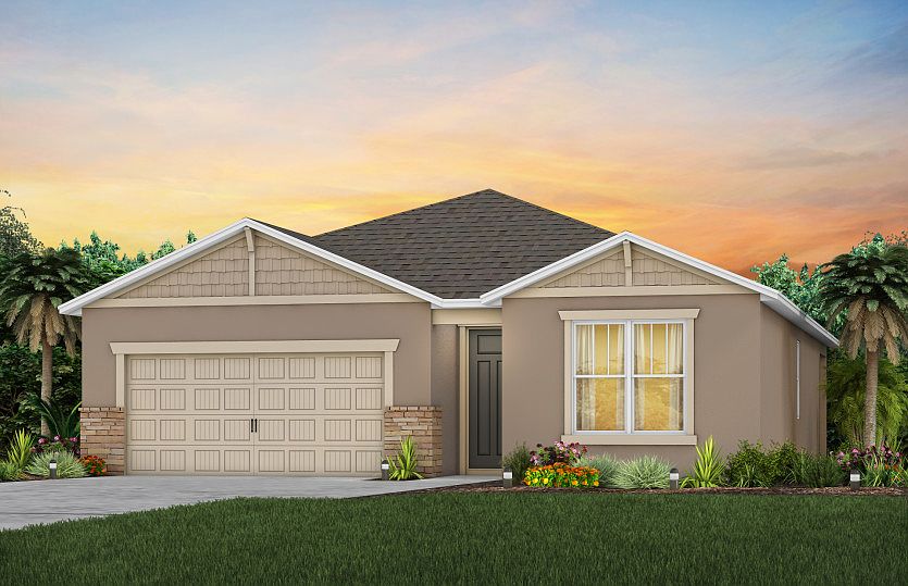 New Construction Home C1 with Stone