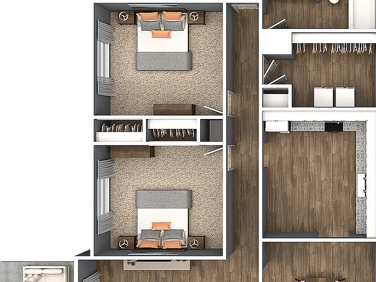 Three Bedroom Three Bedroom