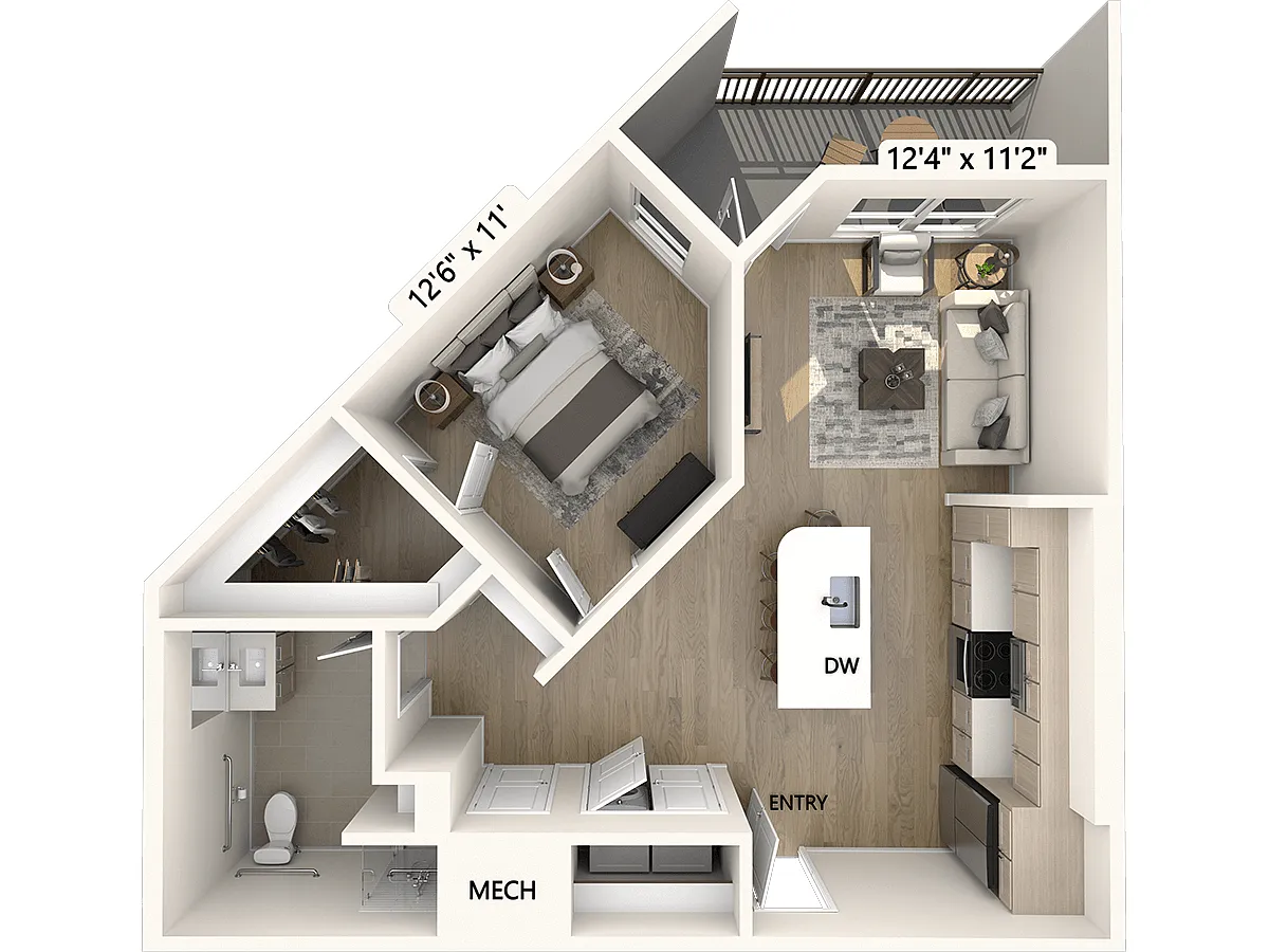Floor plan A4 - ADA - Design Collection II