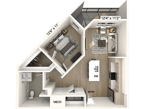 Floor plan A4 - ADA - Design Collection II