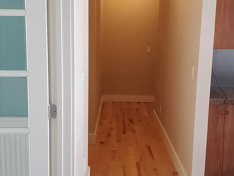 Hallway to secluded Master Bedroom