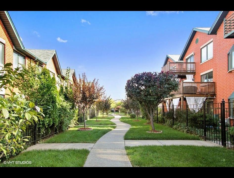 private landscaped courtyard