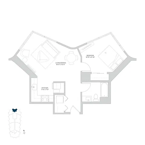 Floor plan 100N102F