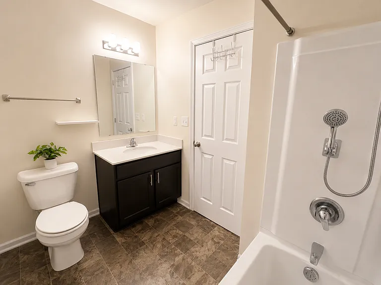 Dual-Access Bathroom