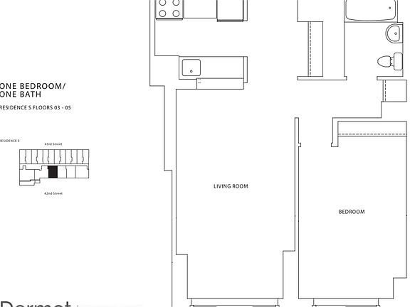 2nd image of 520 W 43rd St APT 3S