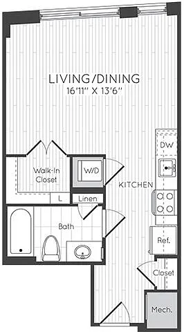 Floor plan Studio