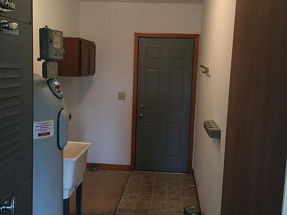 Laundry room and back entrance