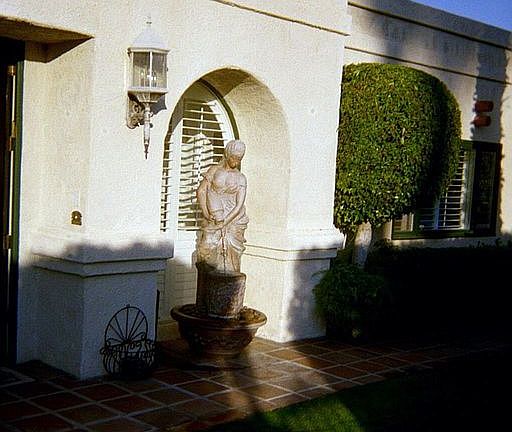 Front gate view.