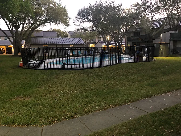Pool view from back patio