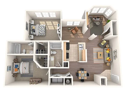 Floor plan 2BX