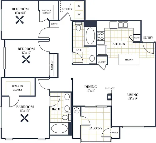 Floor plan C1