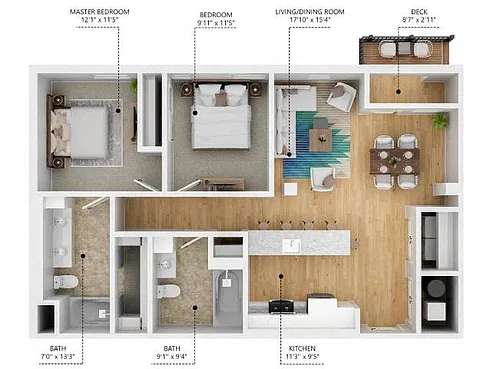 Floor plan B3