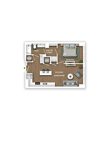 Floor plan A7AW WDU 80%
