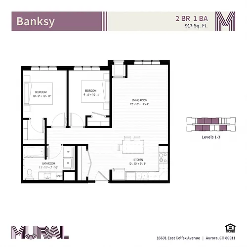 Floor plan Banksy 70%