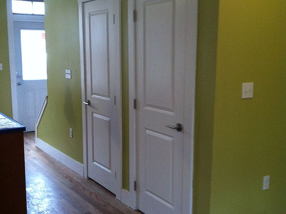 Coat closet and bsmt doors