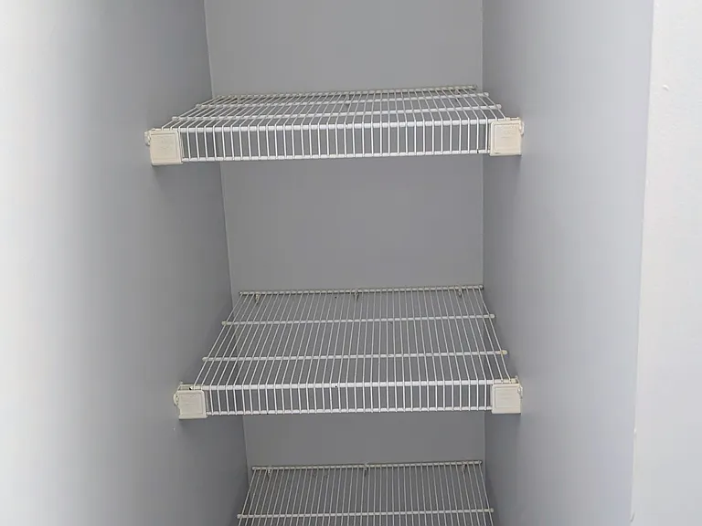 Master closet additional shelving