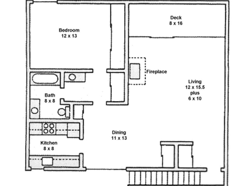 Penthouse floor plan